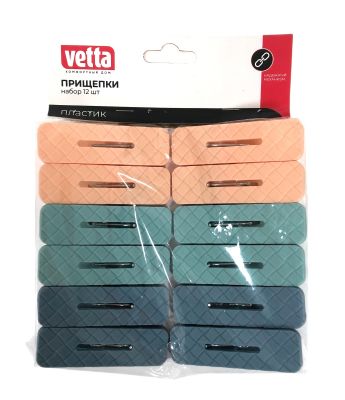 Прищепки 12 шт.6,5 см./144 шт.коробки/ ― cena-optom.ru - Всё по одной цене