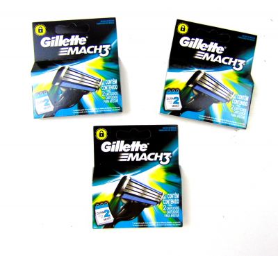 СМЕННЫЕ КАССЕТЫ ДЛЯ БРИТЬЯ GILLETTE MACH 3 /2 шт./ 1 уп. ― cena-optom.ru - Всё по одной цене