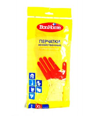 Перчатки резиновые хозяйственные 1 пара  ― cena-optom.ru - Всё по одной цене