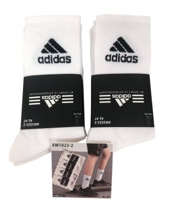 Носки мужские Adidas 80% хлопок р.41-47 / 12 пар в упаковке/ 1 пара  ― cena-optom.ru - Всё по одной цене