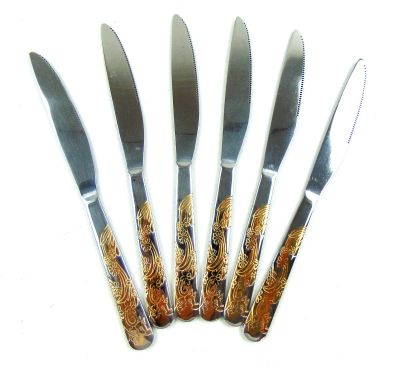 Набор столовых ножей нержавеющая сталь 22 см.6 шт. ― cena-optom.ru - Всё по одной цене
