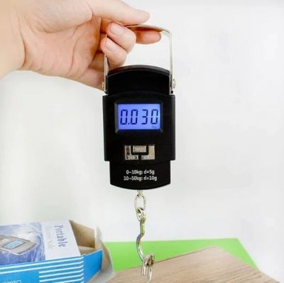 Весы электронные Portable, диапазон измерения 5 г — 50 кг/100 шт.коробка/ ― cena-optom.ru - Всё по одной цене