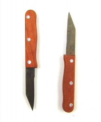 Нож с деревянной ручкой 18 см.1 шт. ― cena-optom.ru - Всё по одной цене