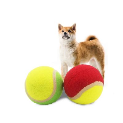Мяч теннисный,игрушка для собак 6 см.1 шт. ― cena-optom.ru - Всё по одной цене