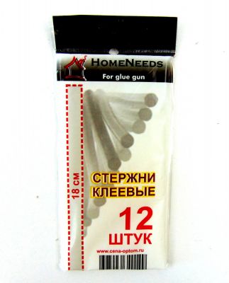 Стержни клеевые 12 шт.18 см. ― cena-optom.ru - Всё по одной цене
