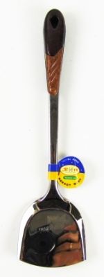 Лопатка металлическая с пластмассовой ручкой 9*36 см. ― cena-optom.ru - Всё по одной цене
