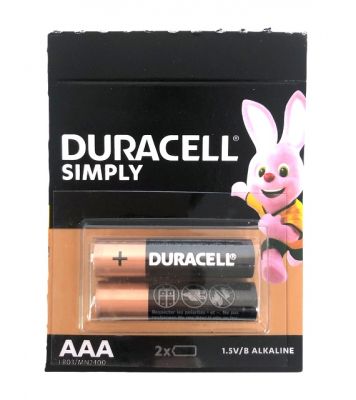 Батарейки Duracell  ААА мизинчиковые 2  шт, ― cena-optom.ru - Всё по одной цене