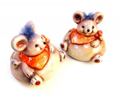 Фигурка керамическая Веселая мышь 11 см.1 шт. ― cena-optom.ru - Всё по одной цене